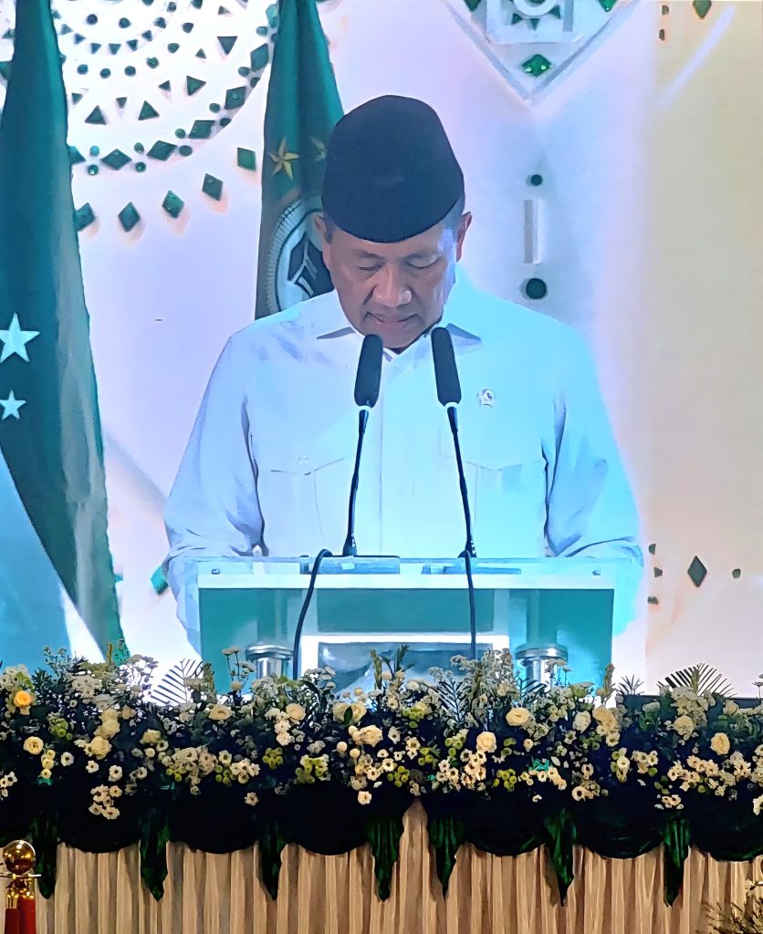 Wamenhan Wakili Menhan Hadiri Raker Nasional dan Pelantikan Pengurus Jam’iyyah Ahlith Al-Mu’tabaroh An-Nahdliyah (JATMAN)