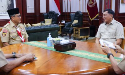 Menhan RI Terima Audiensi Pimpinan Kwartir Nasional Gerakan Pramuka