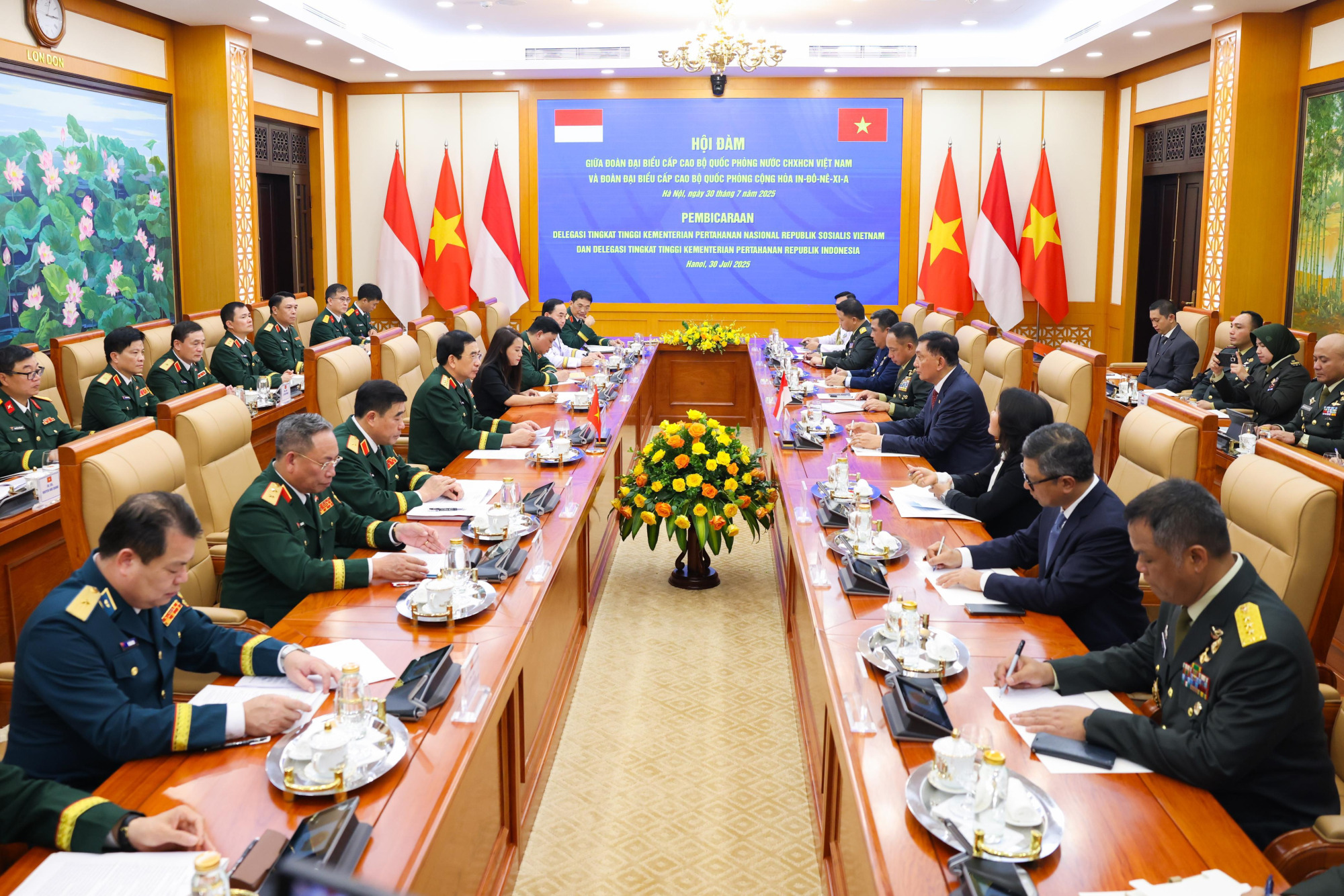 Menhan RI dan Menhan Vietnam Tegaskan Komitmen Perkuat Kemitraan Strategis Komprehensif