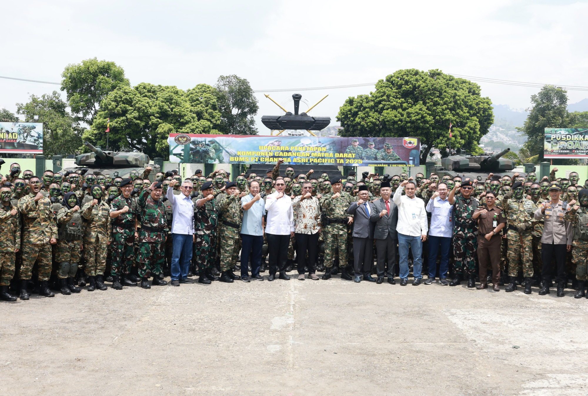 181 Komponen Cadangan Matra Darat BUMS PT Chandra Asri Pacific, Ditetapkan