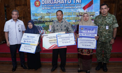 Bukti Kepedulian Negara, Kemhan dan TNI Serahkan Santunan kepada Ahli Waris Prajurit Gugur Saat Rangkaian HUT ke-80 TNI