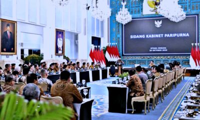 Menhan Hadiri Sidang Kabinet Paripurna, Presiden : Satu Tahun Membuahkan Hasil Nyata
