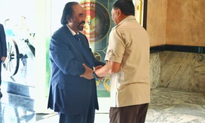 Menhan Sjafrie dan Surya Paloh Eratkan Silaturahmi Kebangsaan di Kementerian Pertahanan