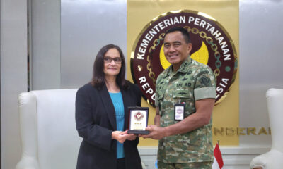 Sekjen Kemhan Terima Courtesy Call Delegasi UNOPS, Membahas Penjajakan Kerja Sama