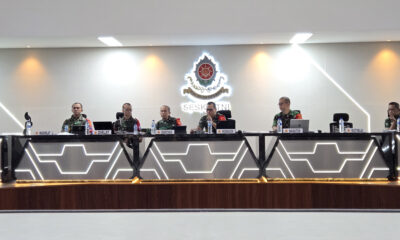 Wakili Menhan RI, Dirjen Strahan Tinjau Kegiatan TFG Latihan Posko “KRIDHA YUDHA” Sesko TNI Angkatan LIV