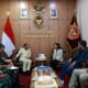 Wamenhan Terima Panitia Kejurnas Bandung Karate Club di Kemhan