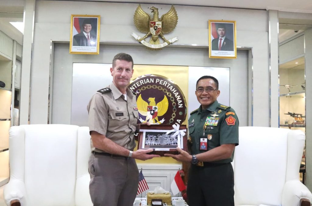 Indonesia dan Amerika Serikat Perkuat Kerja Sama Pertahanan melalui Kunjungan USARPAC ke Kemhan RI