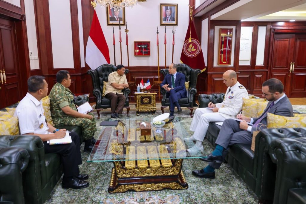 Indonesia–Prancis Perkuat Kerja Sama Pertahanan, Menhan Terima Dubes Prancis