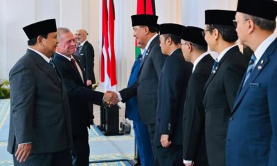 Menhan Sjafrie Dampingi Presiden Prabowo dalam Kunjungan Raja Kerajaan Yordania