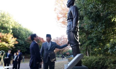 Menhan Sjafrie Hormati Patung Jenderal Sudirman di Jepang, Tegaskan Jejak Sejarah dan Persahabatan RI–Jepang
