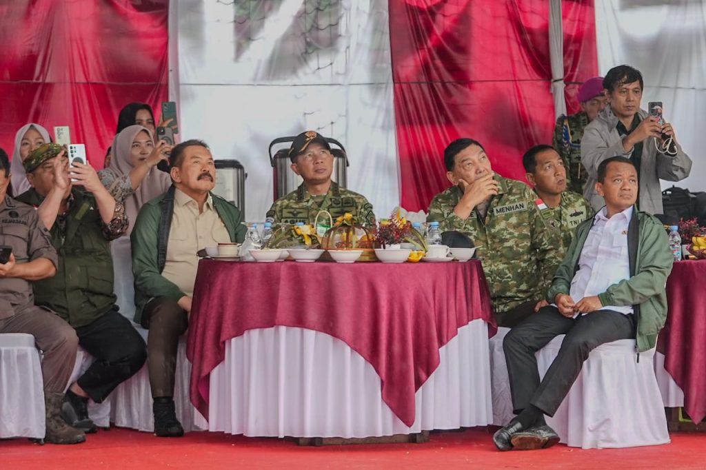 Menhan Sjafrie Tinjau Latihan TNI Terintegrasi di Kepulauan Bangka Belitung Untuk Selamatkan Aset Negara