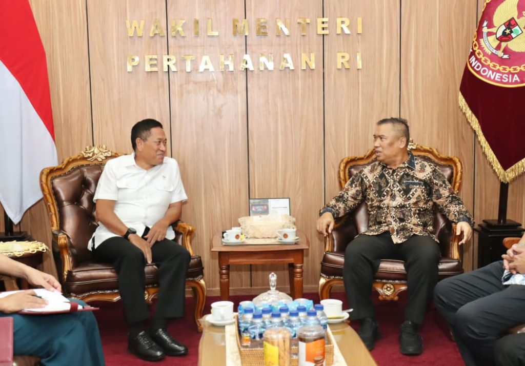 Wamenhan RI Terima Kunjungan Wagub Kepri, Bahas Penguatan Bela Negara
