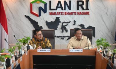 Wamenhan Selaku Sekretaris DPN Gelar Pertemuan dengan Kepala LAN Bahas Penguatan SDM Pertahanan Negara