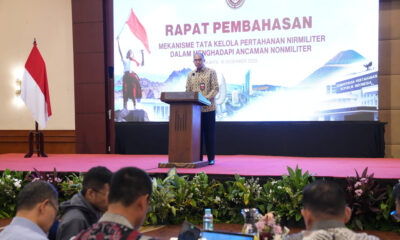 Bangun Kesiapsiagaan Nasional, Kemhan Bahas Mekanisme Tata Kelola Pertahanan Nirmiliter
