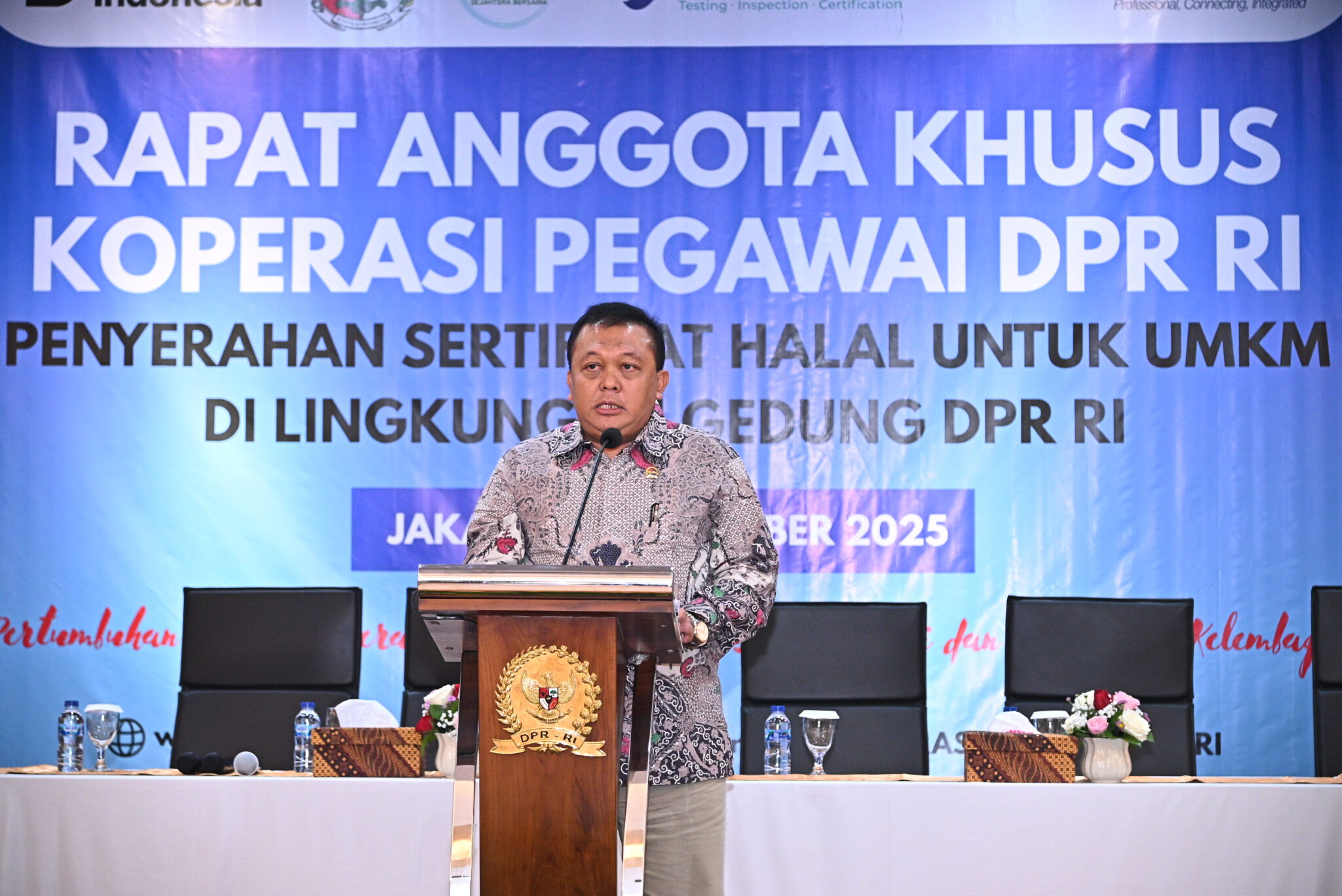 Ketua Pengawas Koperasi Sekretariat Jenderal DPR RI Rudi Rochmansyah