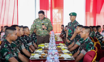 Menhan Sjafrie Perkuat Pembinaan Prajurit Yon TP 846/Ksatria Silampari, dari Pangkalan hingga Ketahanan Pangan