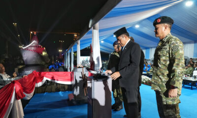 Wamenhan Pimpin Shipnaming dan Launching KRI Balaputradewa-322, Wujudkan Kemandirian Pertahanan Maritim Indonesia