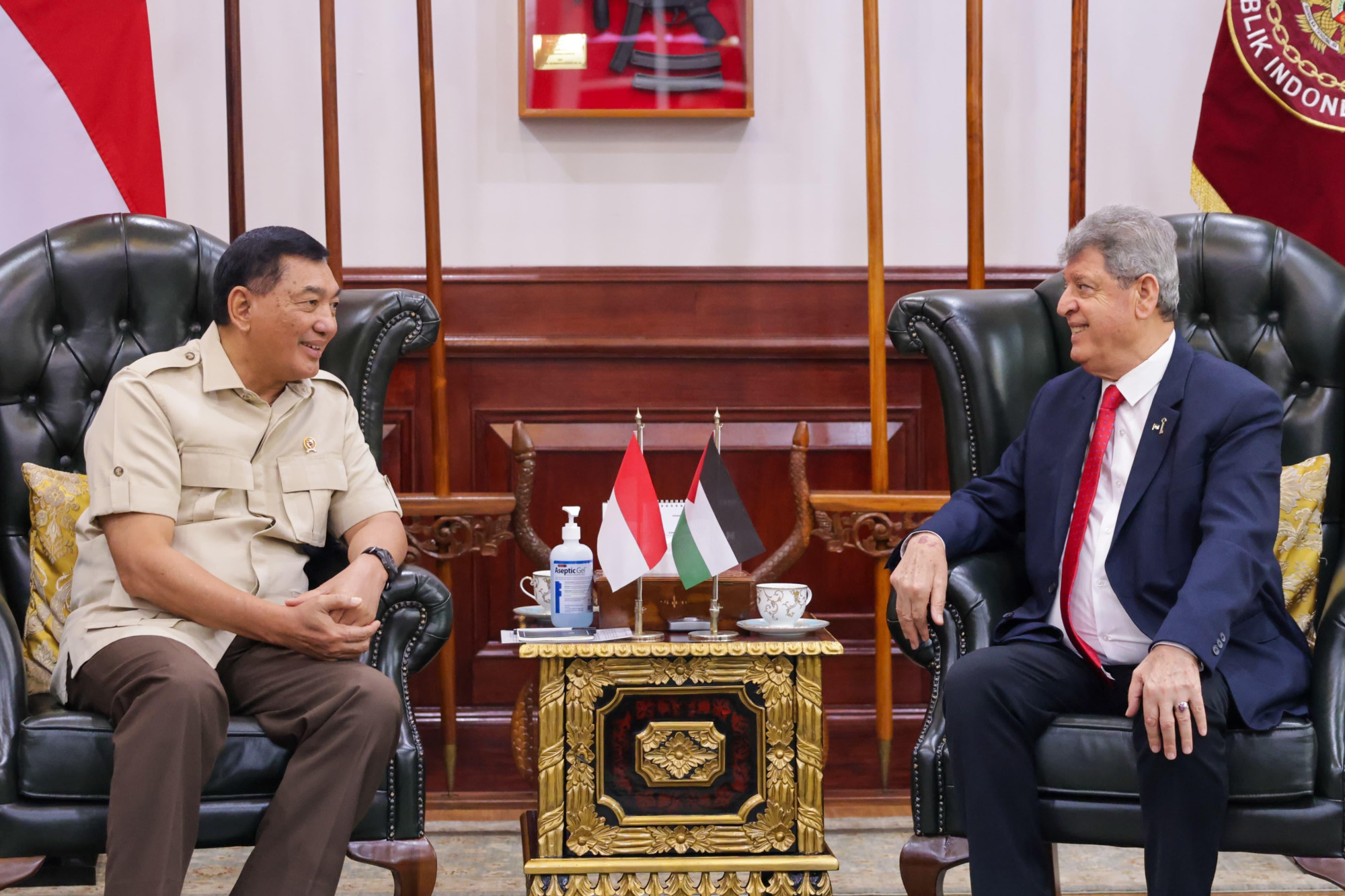 Indonesia dan Palestina Perkuat Hubungan Persahabatan, Dalam Pertemuan di Kemhan