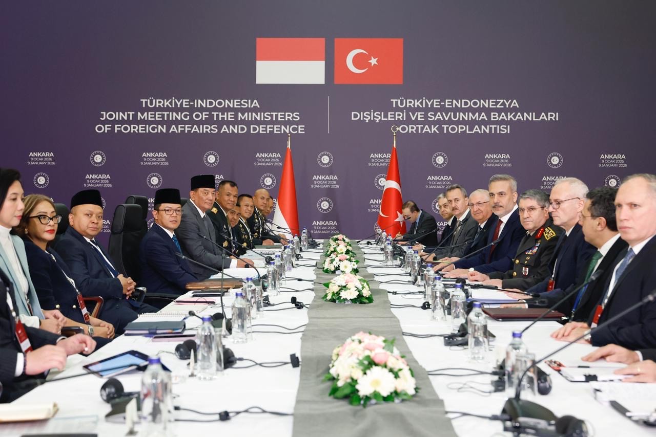 Indonesia–Turki Gelar Pertemuan 2+2 Perdana, Tegaskan Penguatan Kemitraan Strategis