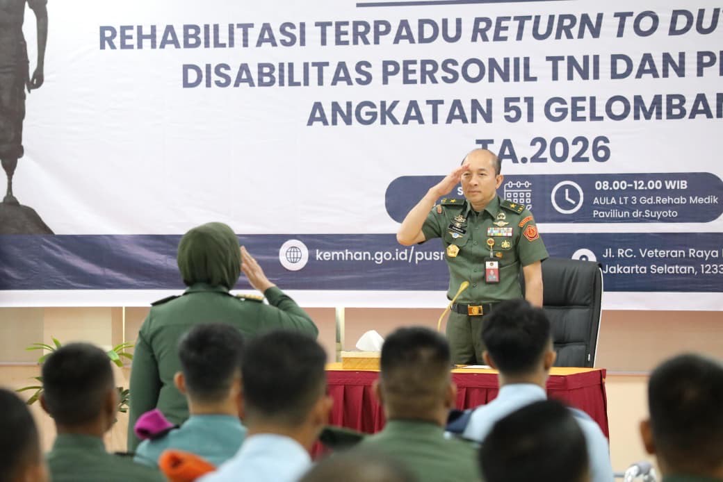 Kemhan Gelar Rehabilitasi Terpadu RTD 2026, Bangkitkan Semangat Prajurit dan ASN Disabilitas untuk Kembali Berkarya