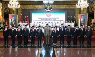 Menhan Lantik 12 Tenaga Ahli DPN, Perkuat Strategi Pertahanan Nasional