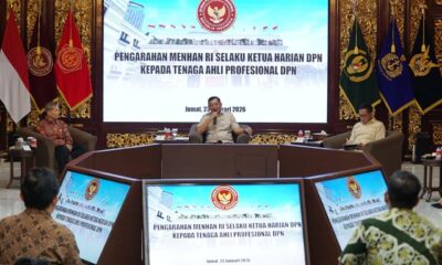 Menhan RI Gelar Pengarahan dengan Tenaga Ahli Profesional DPN
