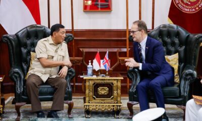 Perkuat Kemitraan Strategis, Menhan RI Terima Kunjungan Dubes Inggris