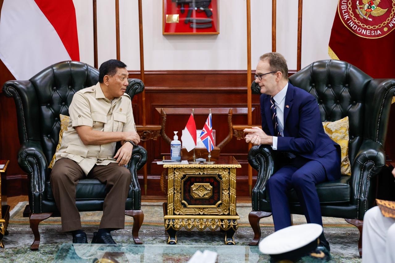 Perkuat Kemitraan Strategis, Menhan RI Terima Kunjungan Dubes Inggris