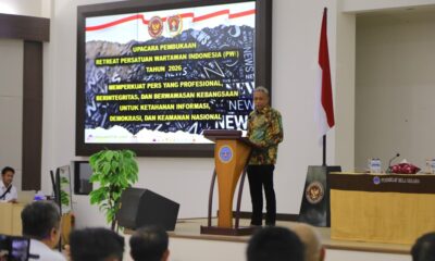 Retret PWI di Rumpin Bogor, Wamensos Agus Tegaskan Peran Wartawan sebagai Jembatan Informasi Publik