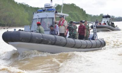 Kunjungi Aceh Tamiang, Menhan Pastikan Progres Pengerukan Muara Kuala Penaga oleh Satgas Kuala