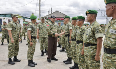 Menhan Kunker ke Yonif TP 888, Tekankan Kekuatan Teritorial