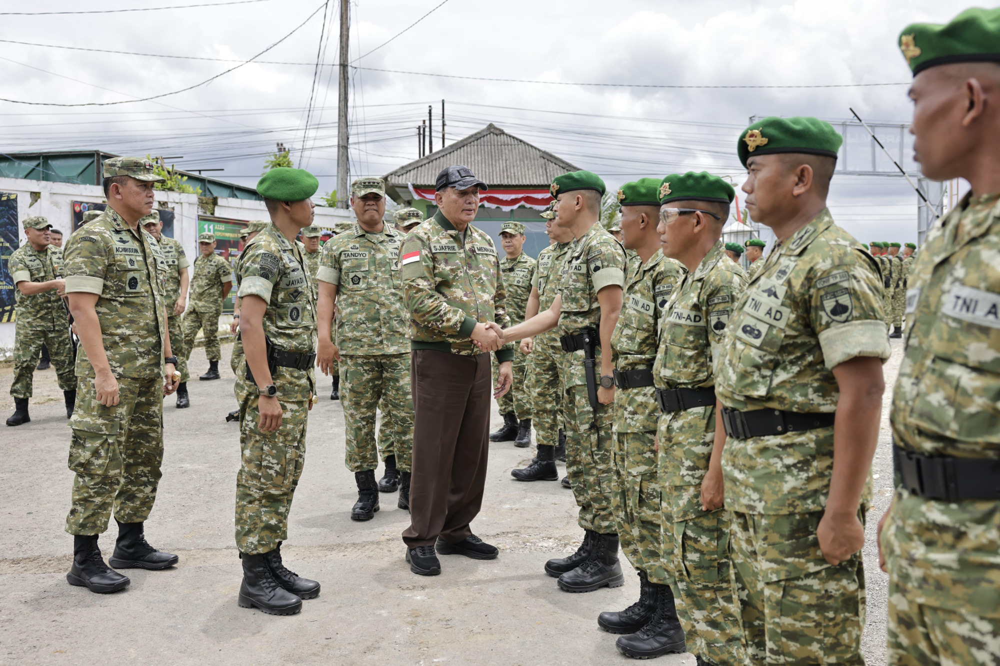 Menhan Kunker ke Yonif TP 888, Tekankan Kekuatan Teritorial