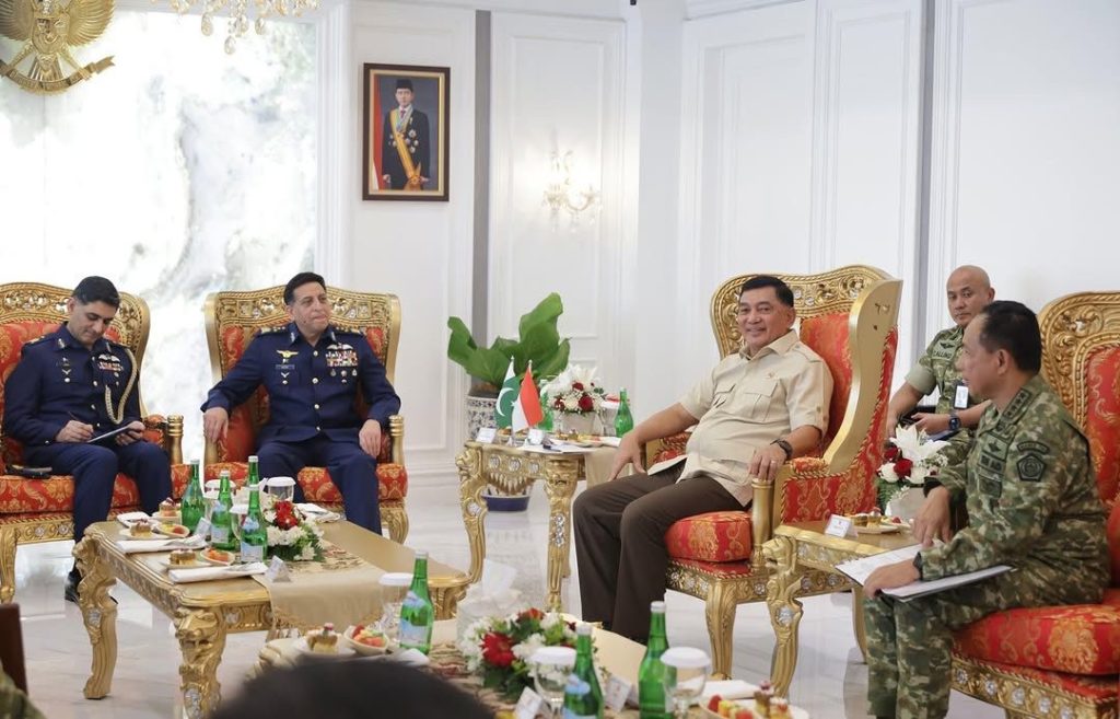 Menhan RI dan Kepala Staf AU Pakistan Bahas Penguatan Kerja Sama Strategis