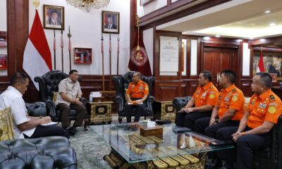 Menhan Sjafrie Terima Kepala Basarnas, Perkuat Koordinasi Hadapi Situasi Darurat Nasional