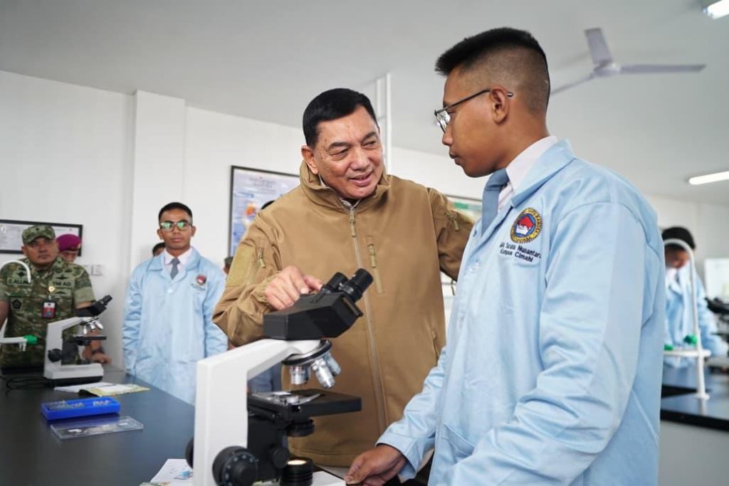Menhan Tinjau Kesiapan SMA Taruna Nusantara Kampus Cimahi