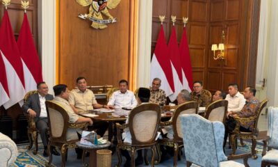 Menhan Sjafrie Dampingi Presiden RI Terima Wakil Ketua DPR RI