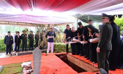 Menhan Sjafrie Hadiri Apel Persada Pemakaman Jenderal TNI (Purn) Try Sutrisno, Beri Penghormatan Terakhir