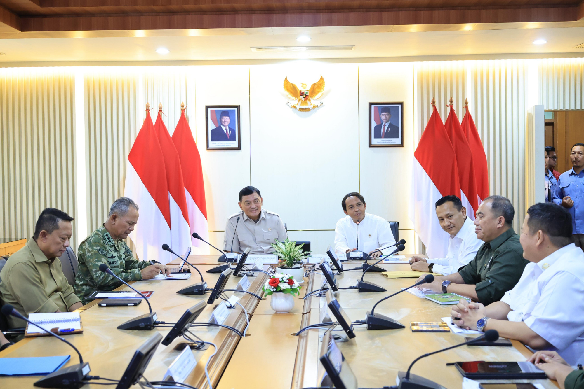 Menhan–Menhut Perkuat Sinergi Satgas Penertiban Kawasan Hutan