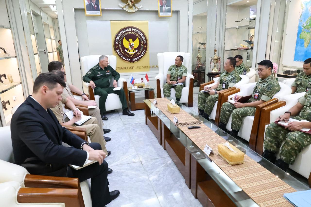 Sekjen Kemhan Terima Delegasi FSMTC Rusia, Pererat Kerja Sama Pertahanan Indonesia–Rusia
