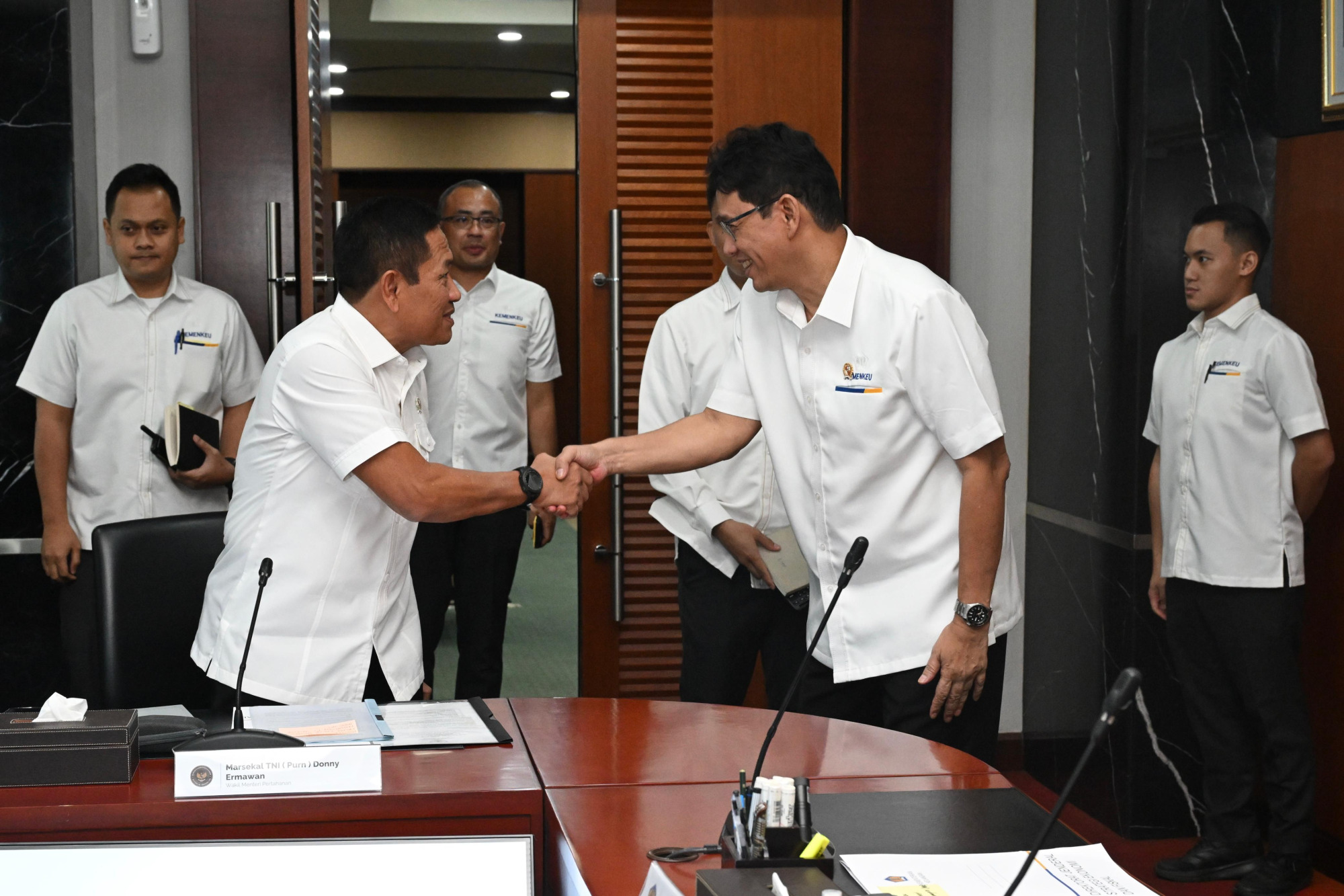 Wamenhan Hadiri Rakor Satgas P2SP, Dorong Percepatan Program Strategis Pemerintah