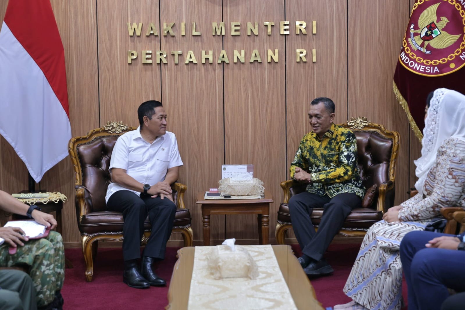 Wamenhan Terima Audiensi KND, Bahas Peran Disabilitas dalam Bela Negara