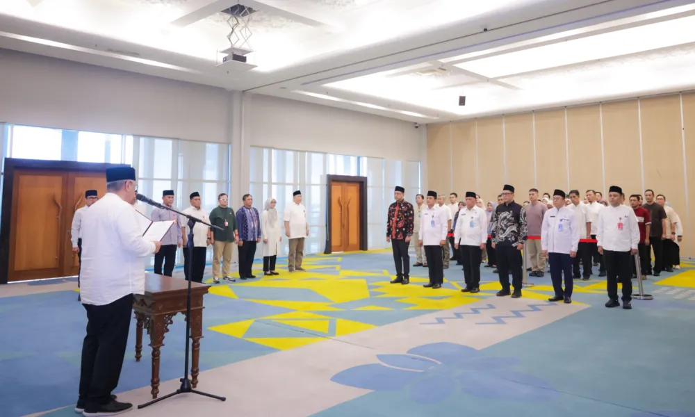 Benyamin Davnie Lantik 6 Pejabat Eselon II Tangsel, Open Bidding Terakhir Diganti Sistem Merit