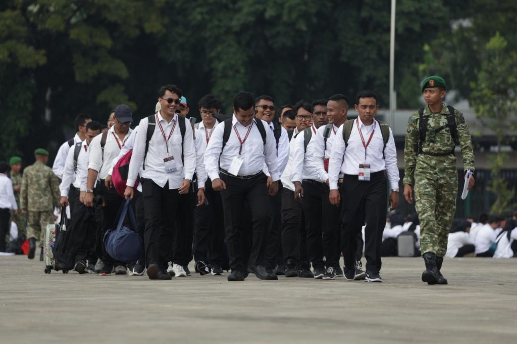 Kemhan Berangkatkan Ribuan ASN Calon Komcad Kementerian/Lembaga Gelombang I Tahun 2026