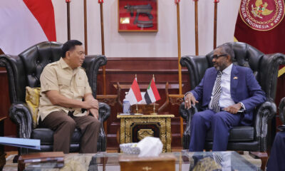 Menhan RI Terima Kunjungan Dubes Sudan, Perkuat Kerja Sama dan Hubungan Bilateral