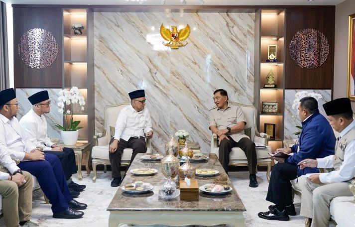 Menhan Sjafrie Kunker ke Kementerian Haji dan Umrah, Bahas Penguatan Sinergi