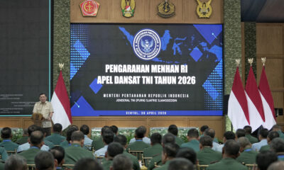 Pengarahan Dansat TNI di Unhan, Menhan Sjafrie Tekankan Soliditas TNI sebagai Kunci Pertahanan Negara