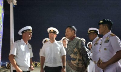 Pererat Diplomasi Maritim, Wamenhan RI Hadiri Undangan Resepsi di Atas Kapal Korvet Rusia di Jakarta