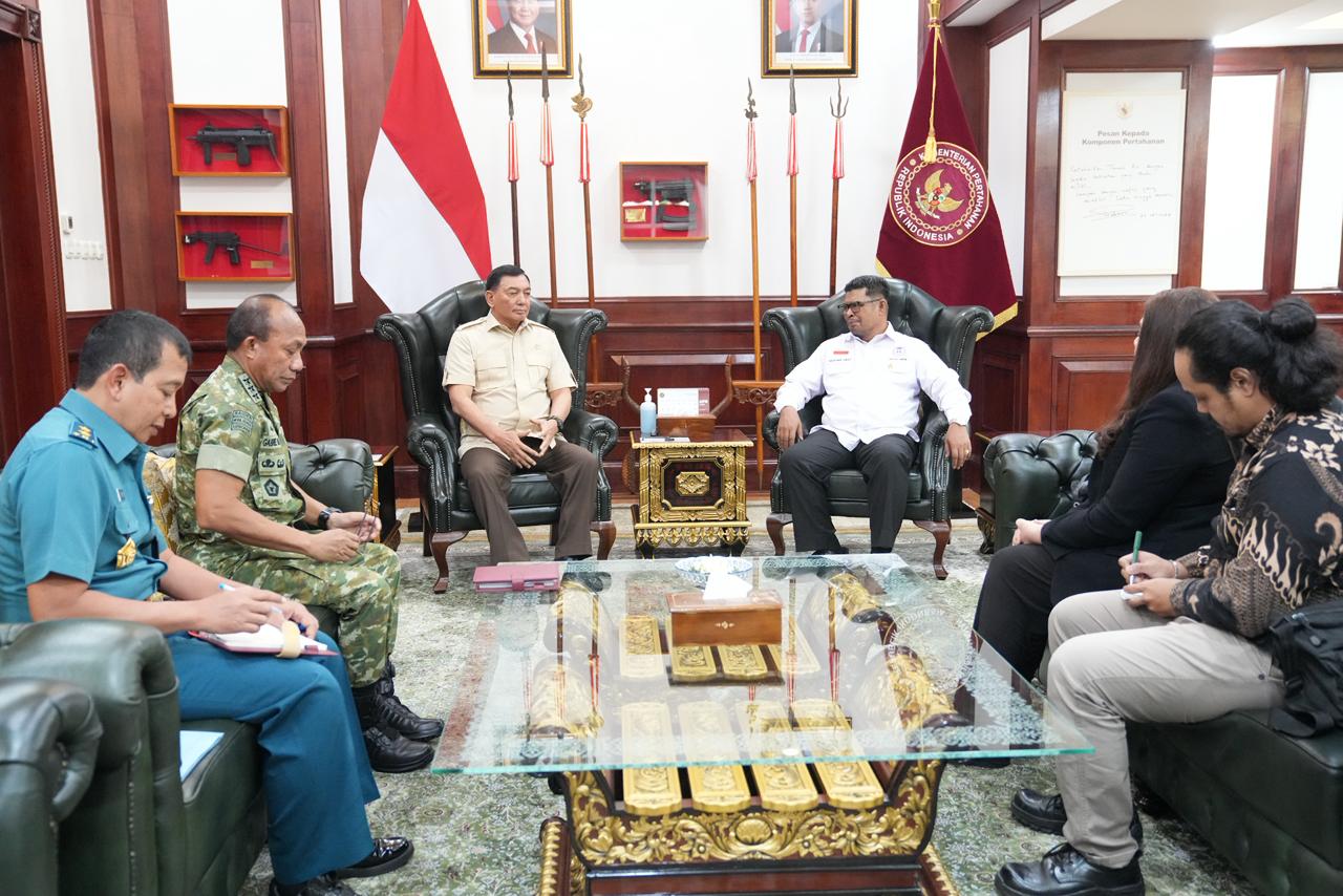 Pererat Hubungan Kelembagaan, Menhan RI Terima Kunjungan LPA Pusat
