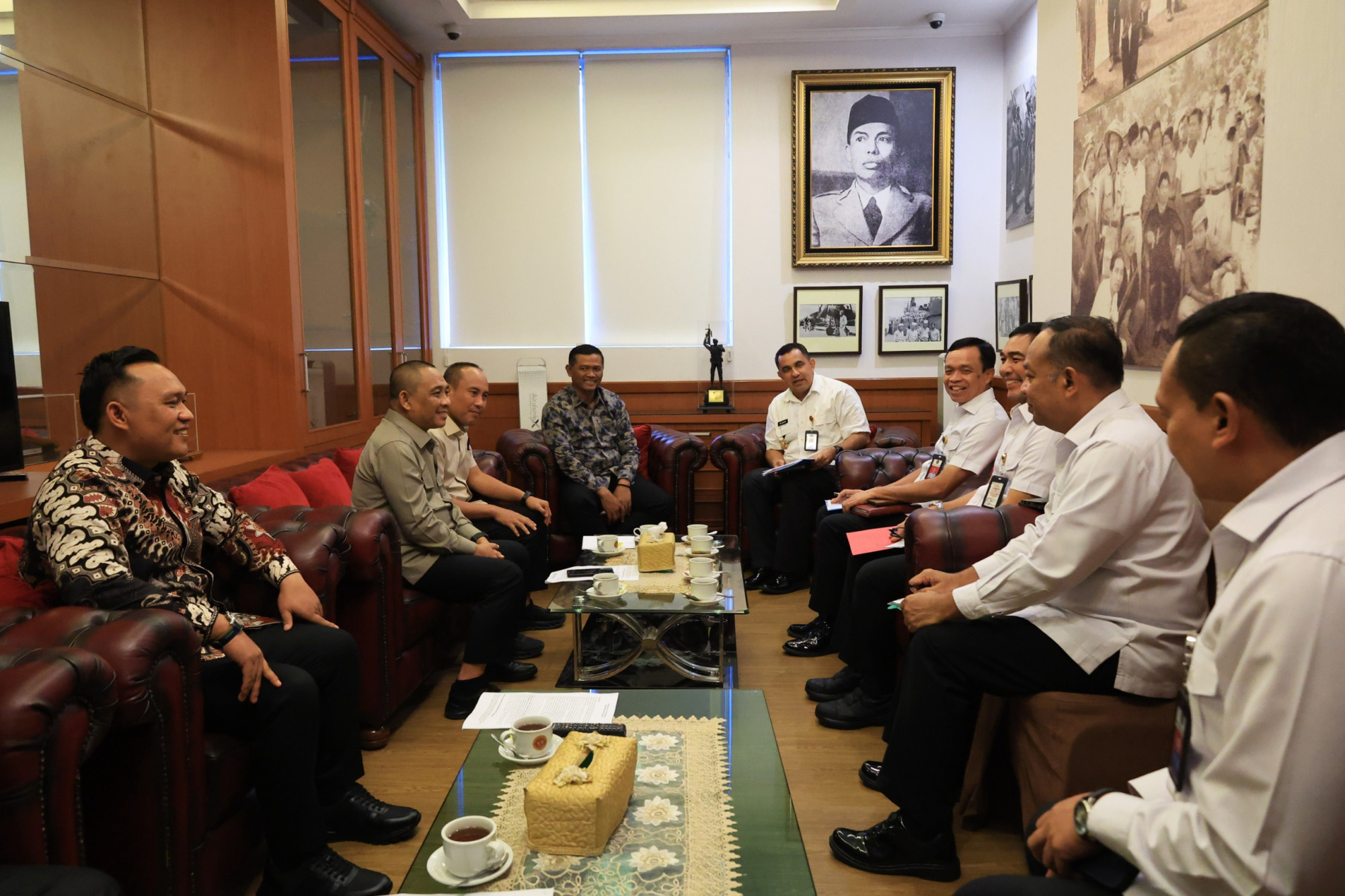 Perkuat Sinergi Pusat dan Daerah, Irjen Kemhan Terima Audiensi DPRD Tulang Bawang