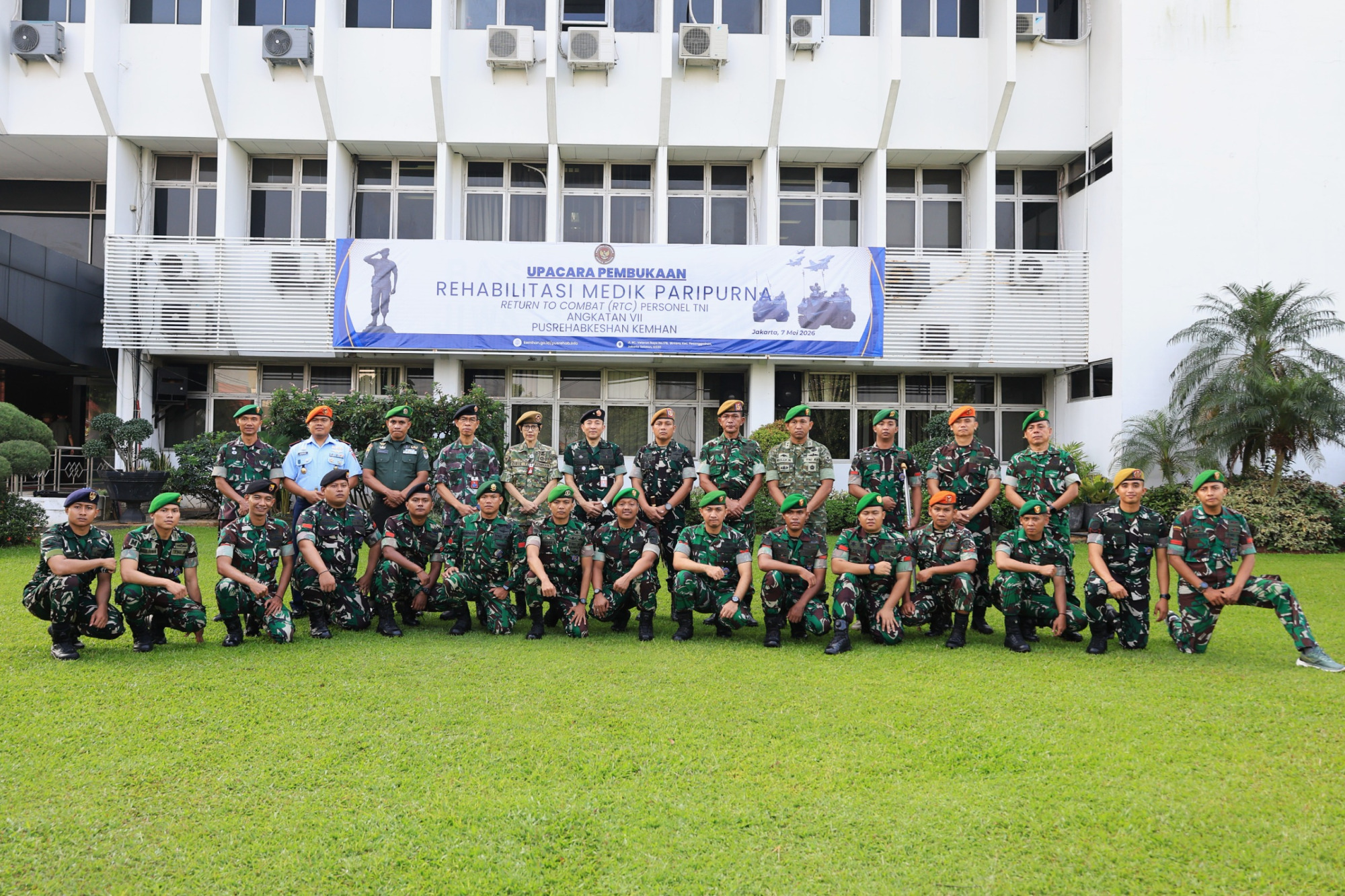 Kapusrehabkeshan Kemhan Buka RTC Angkatan VII TA 2026, Wujudkan Prajurit Kembali Pulih dan Siap Bertugas